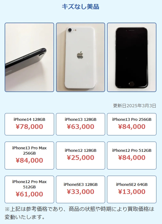 買取実績